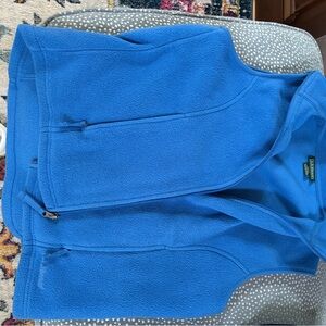 L.L. Bean Blue Fleece Vest